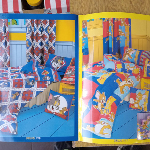 Catalogo Tom Y Jerry Acolchados Cortinas Sabanas Tipo Carpet 1