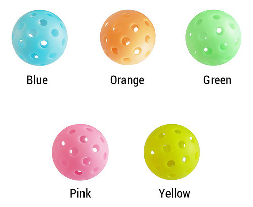 Pacote Pickleball. Bolas De 74 Mm Pickle Luminous Outdoor In 1