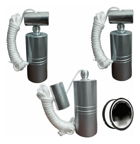 Kit 3 Prumos Boia De Alumínio 750grs Pedreiro Obra + Brinde 0