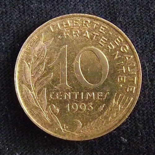 Francia 10 Centimes 1993 Excelente Km 929 0