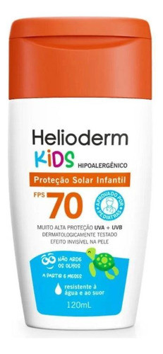 Protetor Solar Helioderm Kids Fps70 120ml 0