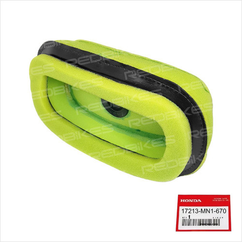 Filtro De Aire Honda Xr 600 Original Japon Esponja Verde F4 0