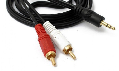 Cable Para Audio Mini Plug Stereo 2 Plug Rca 2 Mts Soldado 0
