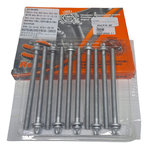 Bulones Tornillos Tapa De Cilindros Corsa 1.6 16v 1