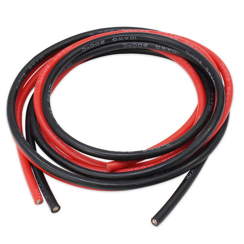 10 Awg Silicona Cable 20 Pies [10 Ft Negro Y 10 Ft Rojo] 105 0