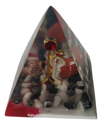 Pirâmide Orgonite Zé Pilintra 6,5cm Magia E Cia 0