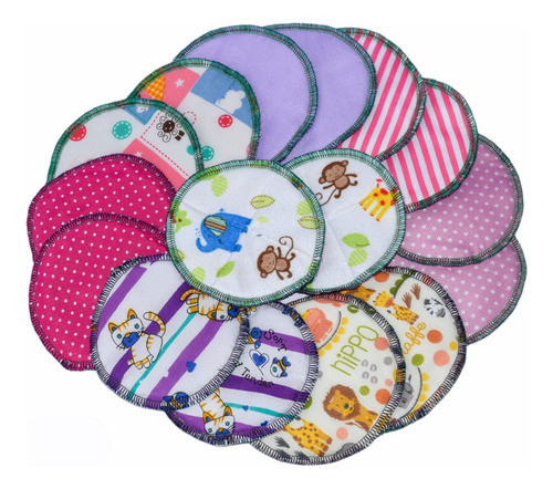 Protectores Mamarios De Tela, 6 Pares 0
