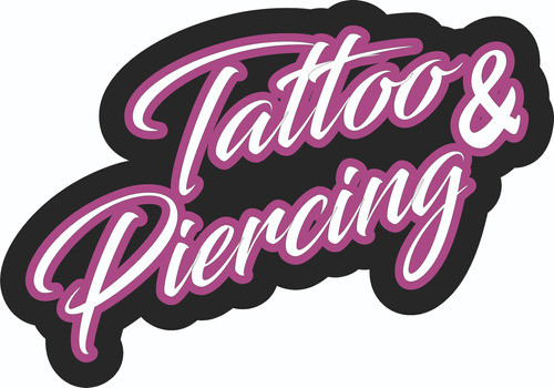 Cartel Luminoso Led Tattoo Piercing 0
