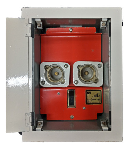 Caja Metalica Embutir Para Tapones 60a E Interruptor Bipolar 0