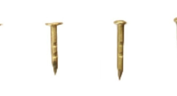 Clavos De Bronce 1,17x9mm X500un -cabeza Redonda- 0 Clavos De Bronce 1,17x9mm X500un -cabeza Redonda- 0