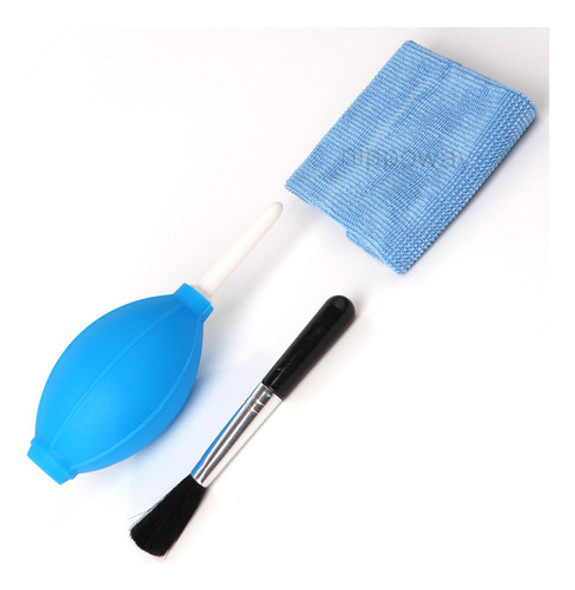 Kit Limpeza De Lentes Camera 3 Em 1 Bombinha Pincel Pano 0 Kit Limpeza De Lentes Camera 3 Em 1 Bombinha Pincel Pano 0