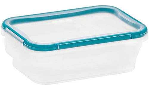 Juego De Almacenamiento De Alimentos De Plástico Rectangular 0