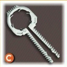 Grampa Para Caños De Luz 3/4 Tacogramp Crecchio 100u 1