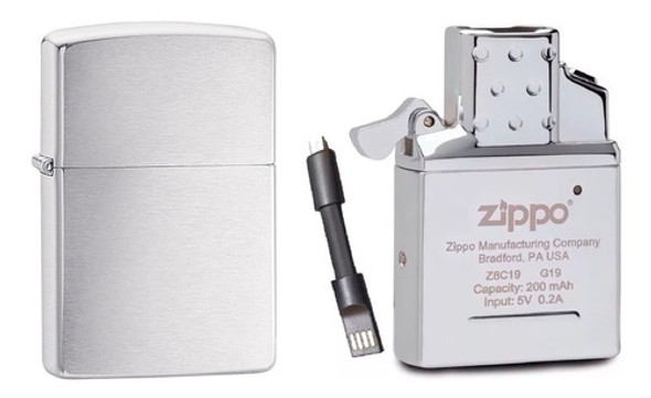 Zippo Usb Recargable Original Garantia 29057 0