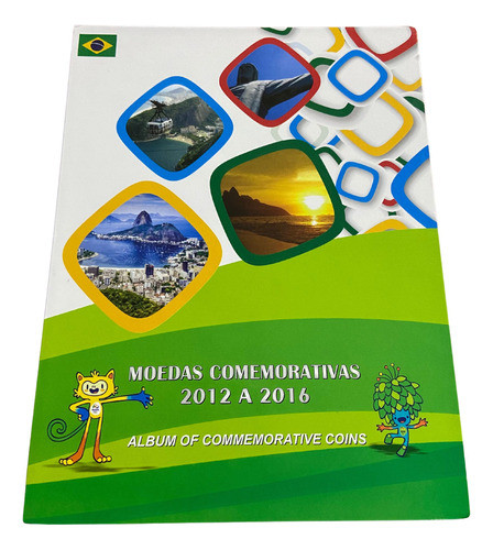 Álbum Para As Moedas Das Olimpíadas Do Brasil 0