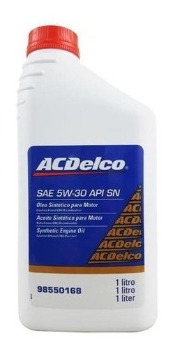 Kit 4 Litros De Óleo 5w30 Sintético Filtro Agile Gm Acdelco 1