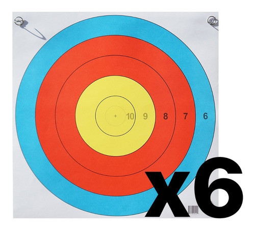 Pack X6 Blancos Tiro Con Arco Fita 122cm Reducido Maple 1