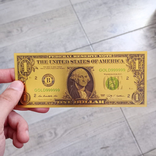 Billete Feng Shui 1 Dolar Abundancia Suerte Coleccionable 1