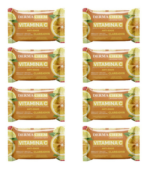 Kit 8 Lenço Umedecido Demaquilante Vitamina C Dermachem 25un 0 Kit 8 Lenço Umedecido Demaquilante Vitamina C Dermachem 25un 0