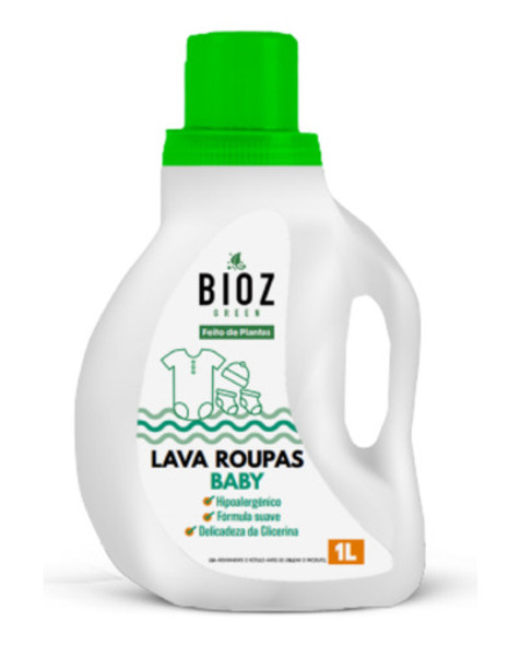 Lava Roupas Natural Baby Bioz 1 Litro 0 Lava Roupas Natural Baby Bioz 1 Litro 0