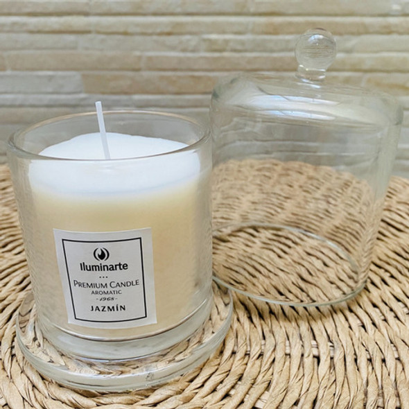 Vela Aromática De Soja Con Campana De Cristal Ideal Regalo 1