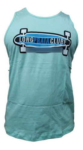Camiseta Regata Long Praia Clube Verde Bebe - Tamanho P 0