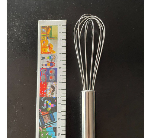 Batidor Repostería Grande Manual Mango Acero Inoxidable 20cm 0