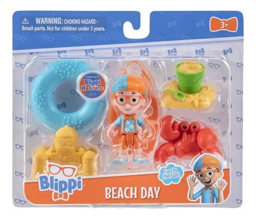 Blippi Muñeco Día De Playa Con Accesorios Original 0