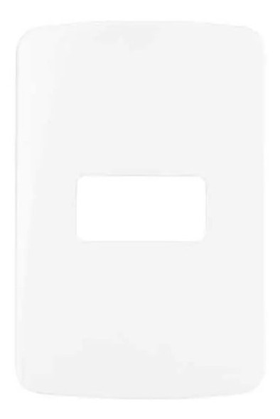 Kit 5 Un Placa Suporte 4x2 1 Posto Margirius B3 Branca 1