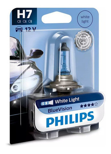 Lampara Philips H7 12972bl 12v 55w Blue Vision 0