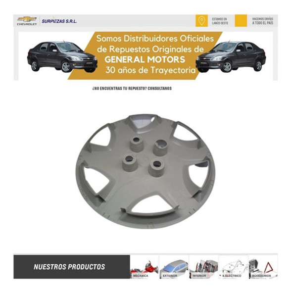 Taza Rueda Chapa Chevrolet Prisma 2011/ R13 6 Rayos 1