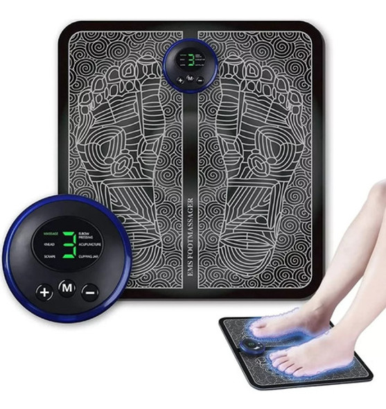 Massageador Tapete Pulso Elétrico Perna Pés Ems Almofada Pro 0