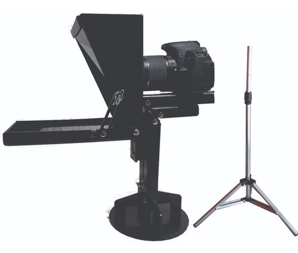 Teleprompter  Mini C/ Tripé + Adaptador Dsrl 0