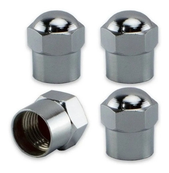 Kit X 5 Tapas Tapitas Para Válvulas Cromadas Auto Camioneta 0