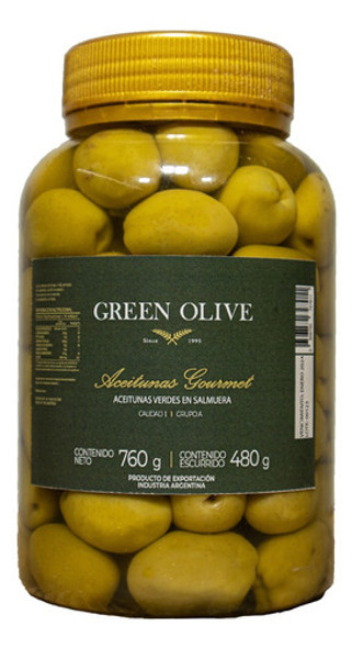 Aceitunas Verdes Green Olive N° 00 X 480 Gr. Esc. Pet 0 Aceitunas Verdes Green Olive N° 00 X 480 Gr. Esc. Pet 0