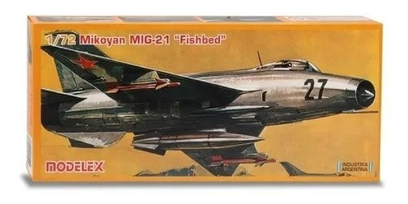 Avion Mikoyan Mig 21 Fishbed 1/72 Escala Modelex 0