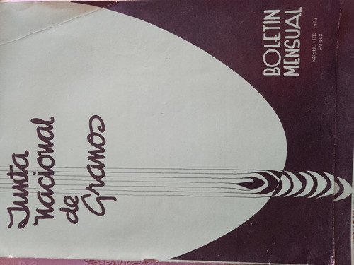 Antiguos Catalos Boletines Junta Nacional De Granos 1972 0