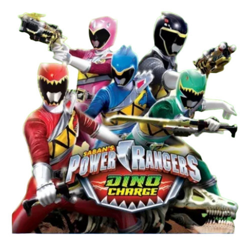 Kit Imprimible Power Rangers Dino Force Charge Promo 2x1 0