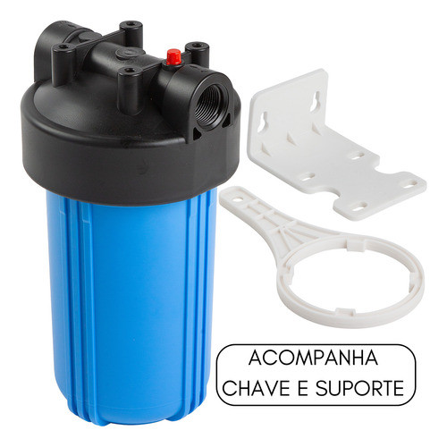 Kit Carcaça Big Blue 10'' + Plissado 5 Micra Refil 1