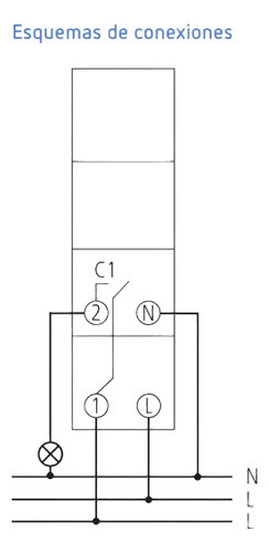 Timer Temporizador Automatico Din 24hs 230v Syn160a Theben 1