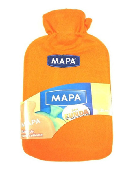 Bolsa Agua Caliente Mapa 2 Litros Con Funda 0