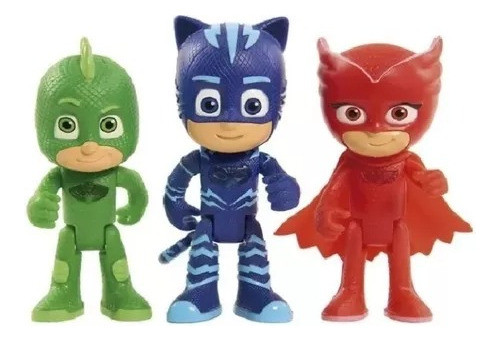 Héroes En Pijama Muñecos Gecko,catboy Owlet Set Pjmasks X3 0