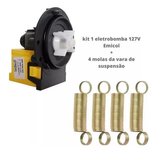 Eletrobomba 110v E 4 Mola Vara Suspensão Para Electrolux 1
