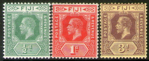 Fidji Is. (fiyi) 3 Sellos Nuevos Rey George 5° Años 1912-16 0