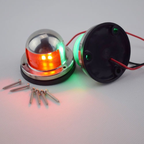 Una Navegación De Arco Led De Acero Inoxidable Par 12v Luces 0