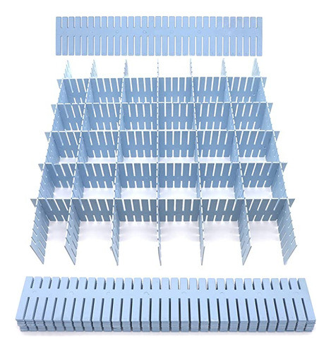 Dutwroy - 24 Separadores De Cajones Ajustables, Organizador. 0