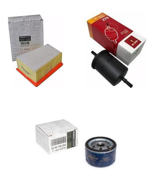 Kit Filtros Original Renault Sandero 1.6 16v K4m 0