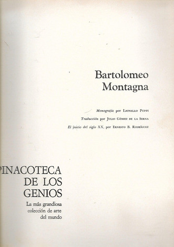 Montagna - Pinacoteca De Los Genios - Arte 1