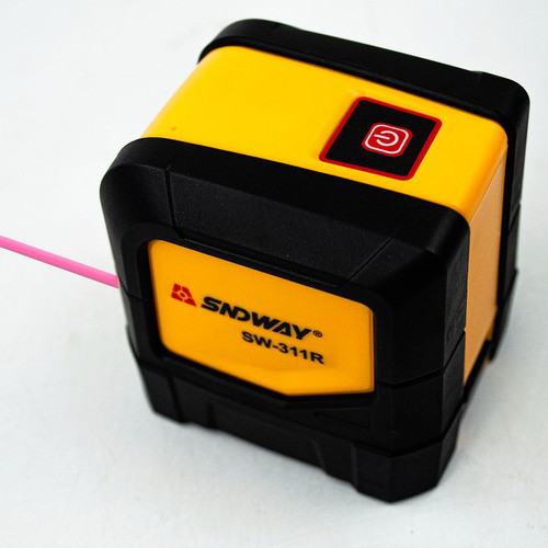 Nível A Laser 2 Linhas Alcance De 20m Em Cruz Base Magnética 1