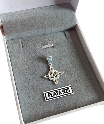 Dije Nudo De Brujas Buenas Chico Plata 925 0